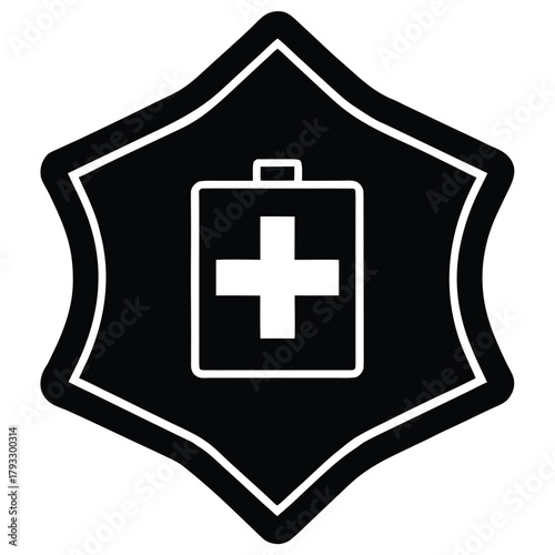 pharmacy sign vector icon