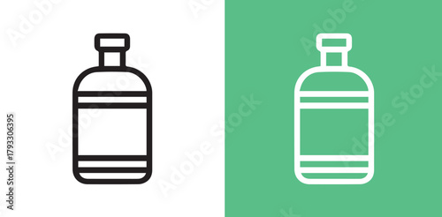 Gas Cylinders Icon Vector Illustration – Industrial Equipment Symbol
