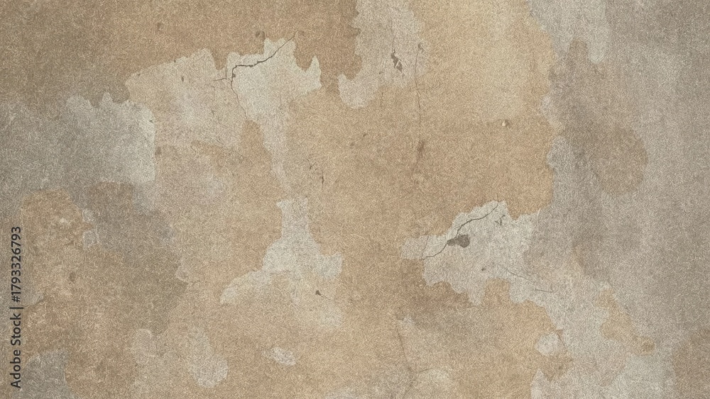 Fototapeta premium Aged textured wall with peeling paint and cracks.