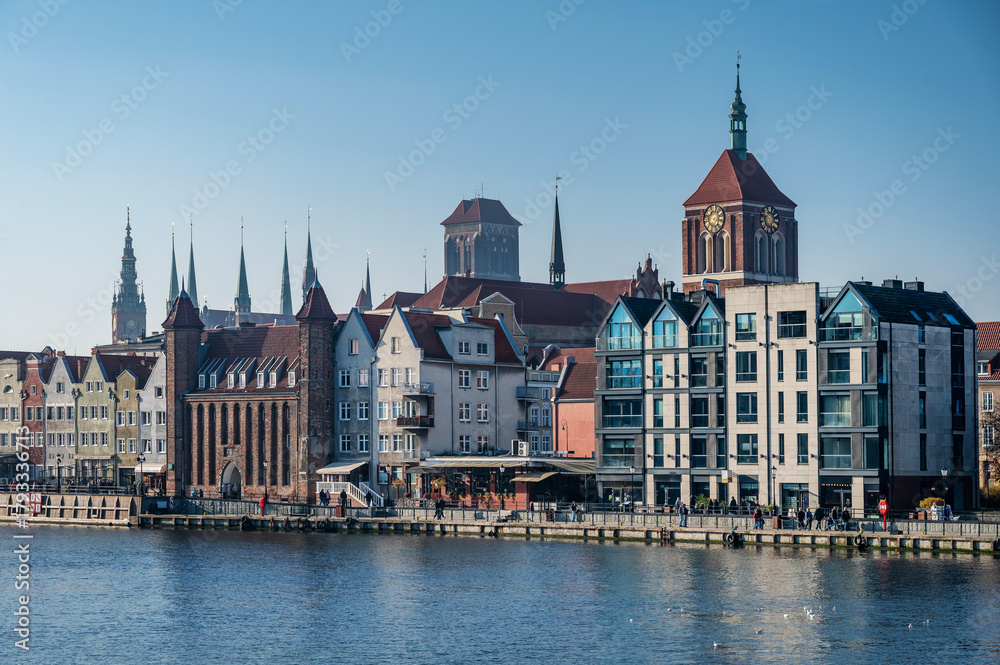 Fototapeta premium View of the Old Town - Gdansk, Poland