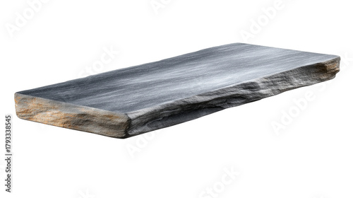 Stone countertop on white background For mounting product display or key visual layout.