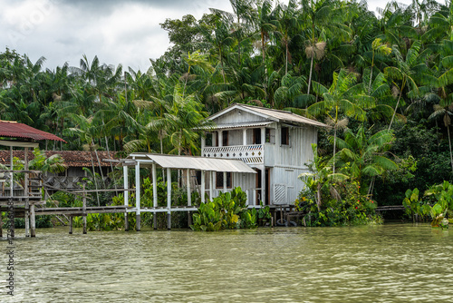 River boat tour on the Guama River at Belem do Para, a city on the north area of Brazil.
