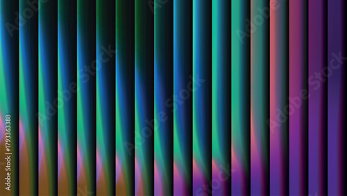 Abstract geometric composition with bold lines and vibrant color blocks in red green blue and yellow against a white background