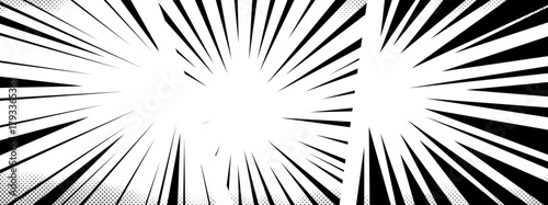 Comic burst meets anime background in a vivid manga design. Dynamic burst energy and anime flow fill this comic background.