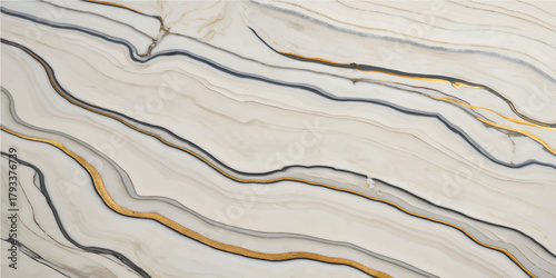 Old brown wood and natural stone texture pattern background material