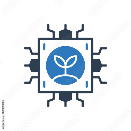 Smart Agricultural Icon