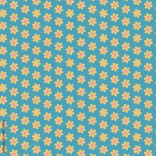Abstract background - seamless pattern flowers for wrapping, packaging or textile printing. The main color can be changed or removed as desired. Vector illustration