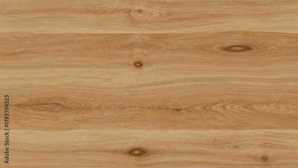 Fototapeta premium Wood surface with natural grain and knots, close-up of wooden plank or table.