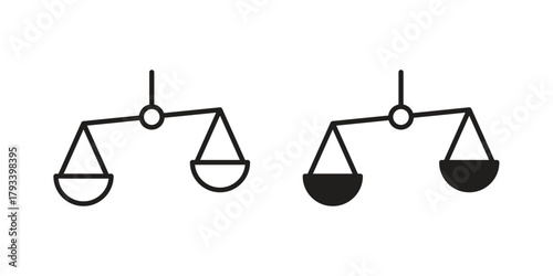 Ethics icon in trendy flat style design. Vector graphic illustration.