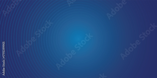 Dark blue abstract vector background with bright and elegant shining circle lines stacked together, 3D cover flag for business presentation or evening party. modern