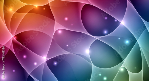 abstract colorful background with circles