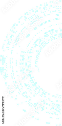 Asymmetrically shifted neon rings produce offset circular geometry combining radial balance with layered spatial arrangement.