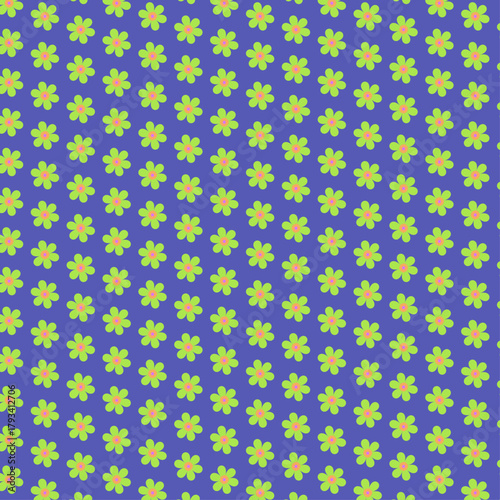 Abstract background - seamless pattern flowers for wrapping, packaging or textile printing. The main color can be changed or removed as desired. Vector illustration