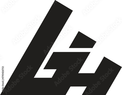 Letter GH creative and elegant Monogram. 