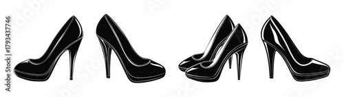 Shop black stiletto heels for women online platform shoes high heel pumps fashion footwear style trends