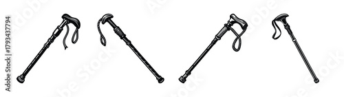 Explore hiking poles trekking poles walking sticks adjustable lightweight backpacking equipment gear