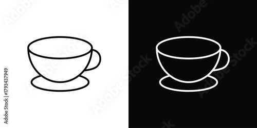 Coffee icon concept symbol design. logo template EPS