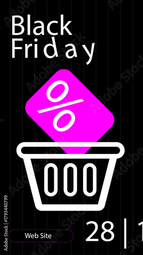 Post Black Friday Sencillo Negro
