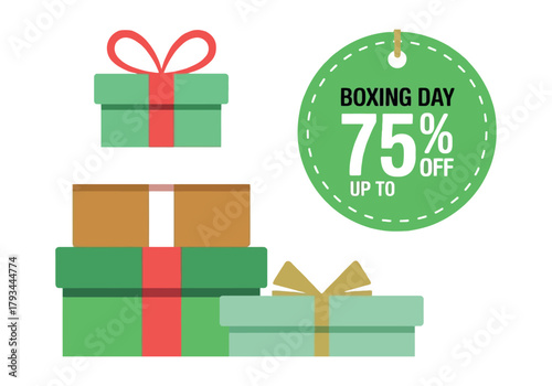 Boxing Day sale up to 75 percent off with gift boxes