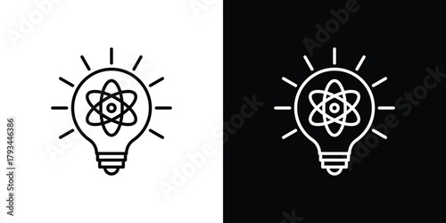 Innovation icon concept symbol design. logo template EPS