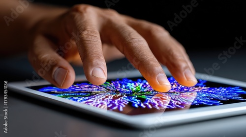 Hands Interacting with Digi...