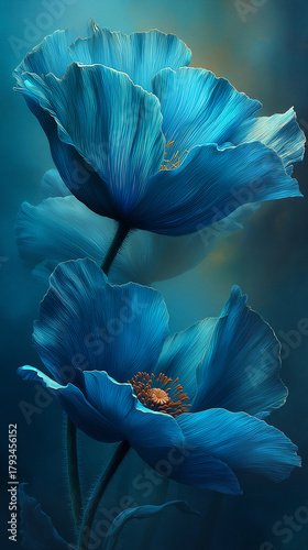 Whispers of the Azure Bloom. Generative AI
