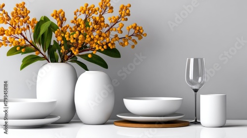Elegant Minimalist Table Se...