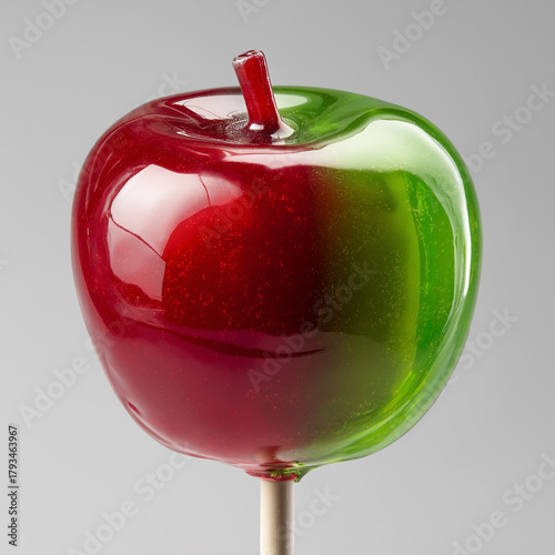 Realistic Apple Shaped Lollipop Candy