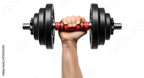 Fotografía Hand holding a dumbbell