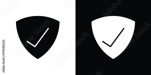 Insured icon solid style collection. flat style symbols