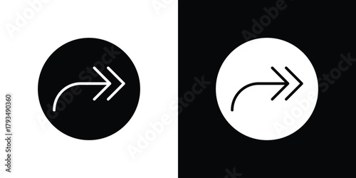 Reply icon solid style collection. flat style symbols