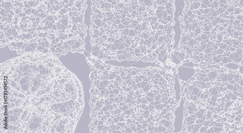 Intricate White Crochet Pattern on a Light Gray Background.