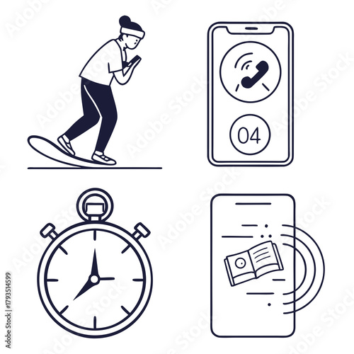 Active Lifestyle Icons