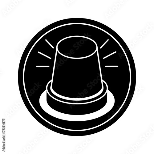 Black Battery Icon Vector Illustration