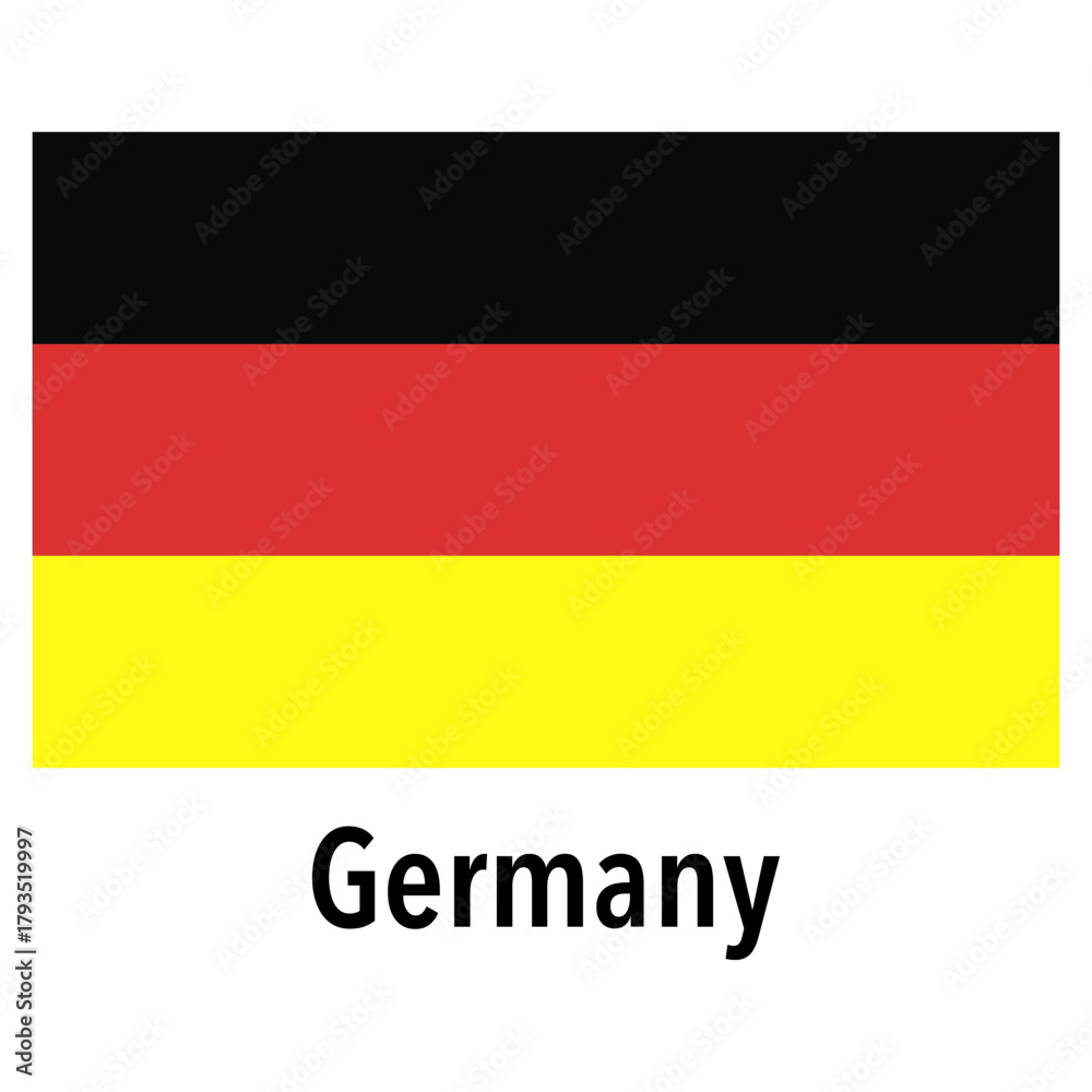 Obraz premium GERMANY FLAG VECTOR
