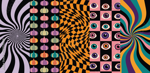 A hand-drawn vector set of various sweet treats, desserts, and coffee cups held by hands, illustrated in a charming doodle style