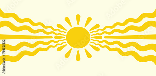 Minimalist black and white vector illustration of a hand spinning a broken disco ball for a retro party concept