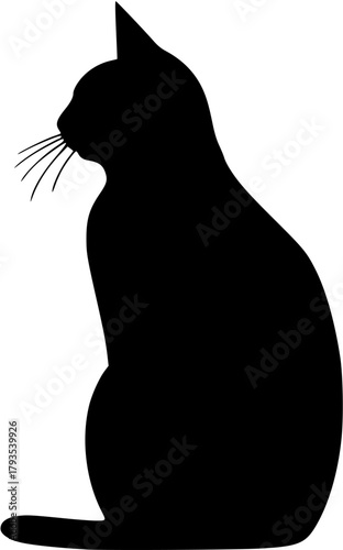 猫のシルエット