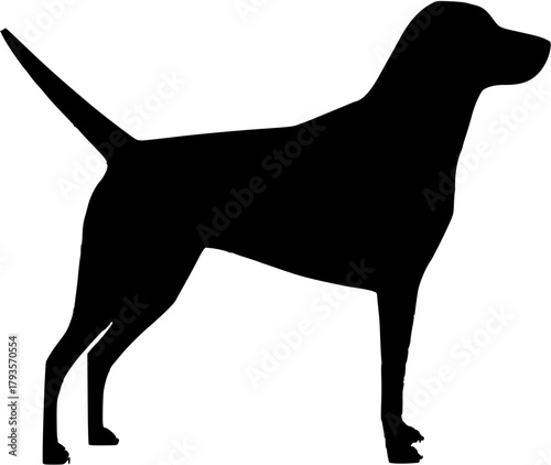 犬のシルエット