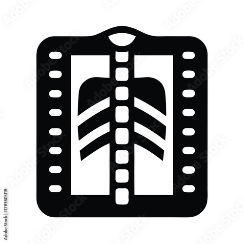 Xray Scan Icon Medical Imaging Diagnostic Healthcare Technology