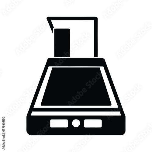 Retro Film Camera Silhouette Vector
