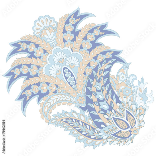 Paisley. Ethnic ornament. Vector illustration isolated