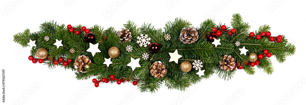 Obraz premium Christmas frame in a row