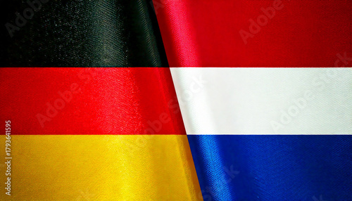 ドイツの国旗とオランダの国旗(Germany Flag & Netherlands flag.)
