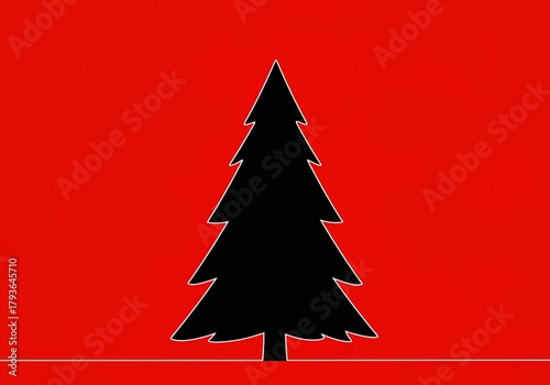 Christmas and New Year Winter Holiday Background