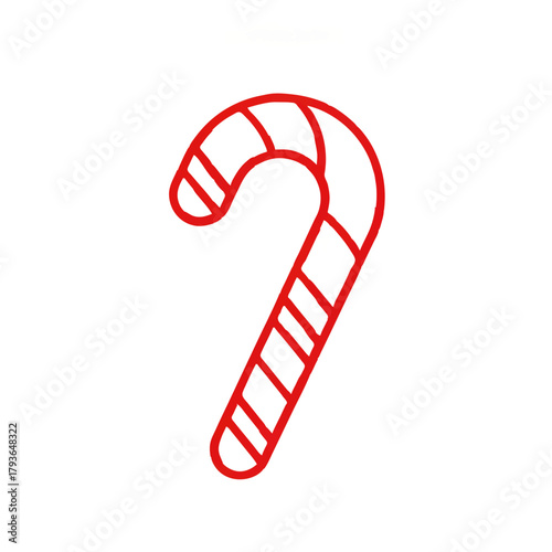 Wallpaper Mural Red and White Striped Candy Cane Illustration

 Torontodigital.ca