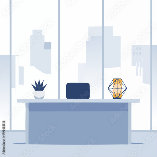 Corporate office - empty business room interior