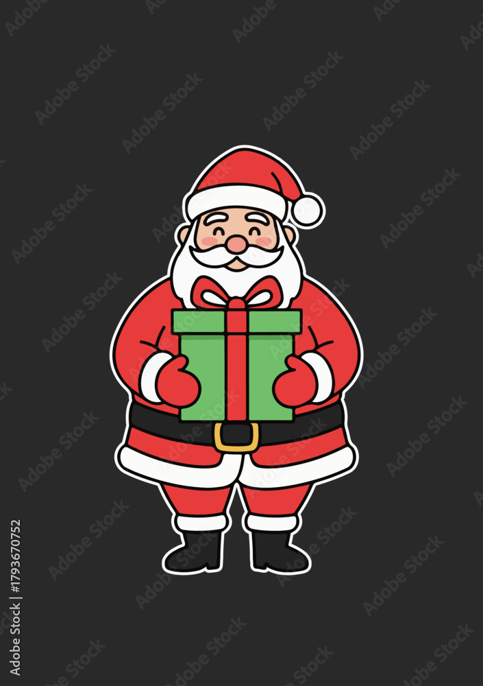 Obraz premium Merry Christmas Clip art