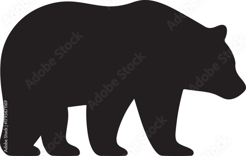 Abstract geometric composition with bold colors and text elements