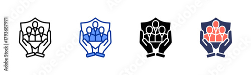 Public Safety icon sheet multiple style collection